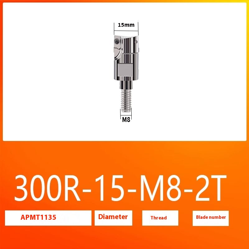 1157-Anti-vibration locking type milling cutter head threading cutter head interchangeable cutter head specification flush locking cutter head 1135/1604 Shandong Denso Pricision Tools Co.,Ltd.